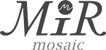 A black and white logo for mosaic.